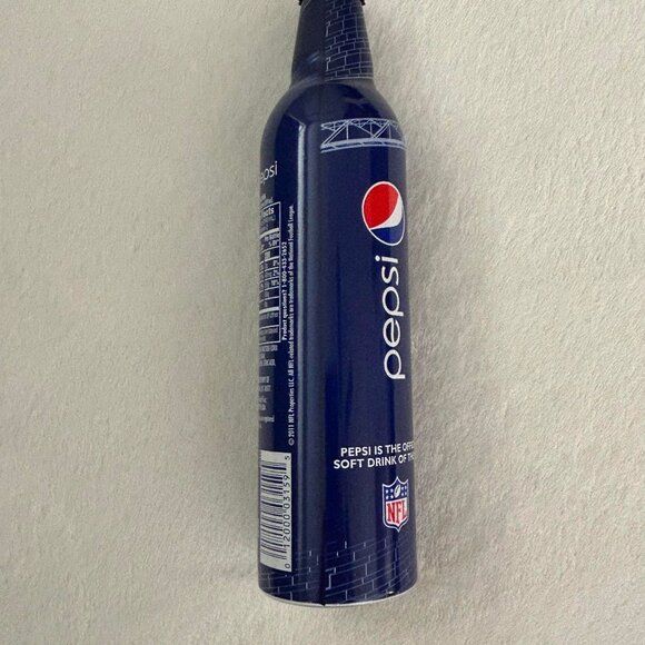 Set of 2 Limited Edition Colts Super Bowl XLV1 Aluminum Pepsi Bottles - Picture 8 of 11